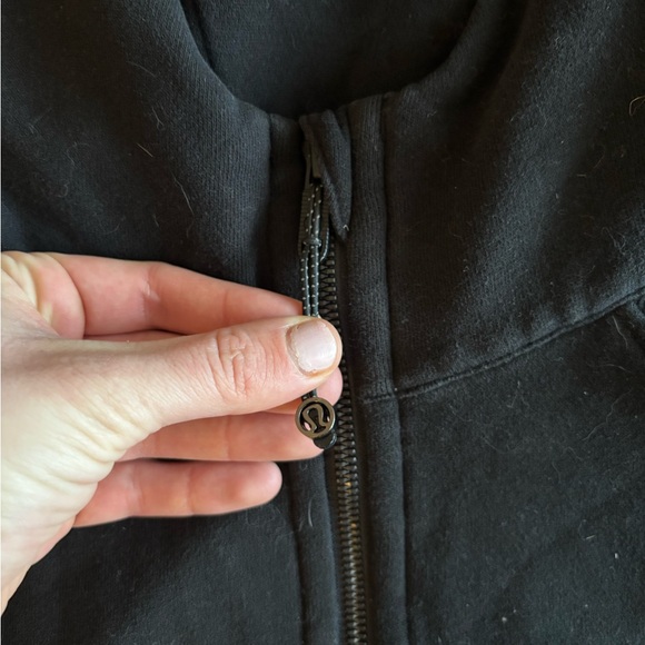 Lululemon Scuba Oversized Full-Zip Hoodie Black size M/L - Picture 6 of 8